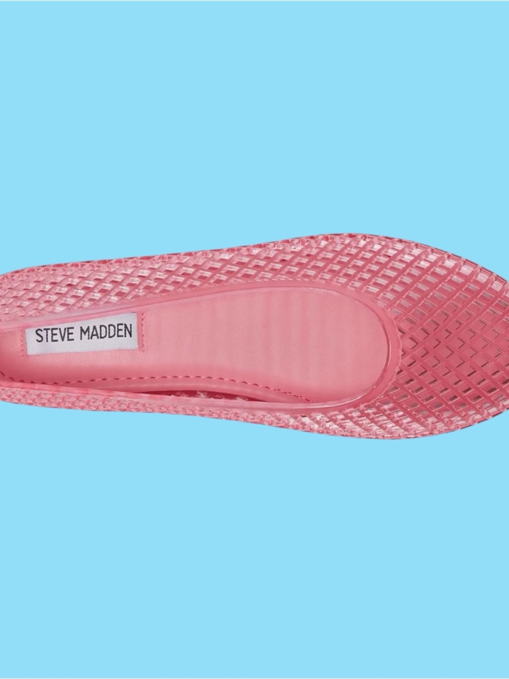 Steve Madden Gyzmo Pink Jelly Flats!!